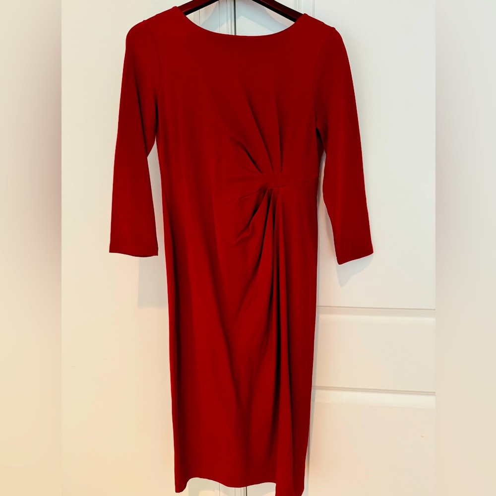 Lands’ End Red Women's Dress